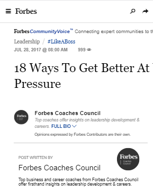 18 Ways To Get Better At Working Under Pressure
